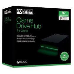 Disco duro externo Seagate Game Drive Hub for Xbox, 8000 GB, 3.2 Gen 1 (3.1 Gen 1), Negro