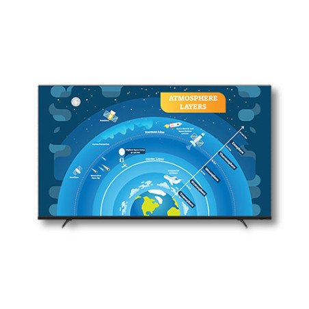 Pantalla publicitaria Sharp 4P-B65EJ2U, 165.1 cm (65"), 3840 x 2160 Pixeles, 4K Ultra HD, LCD, ATSC, Negro