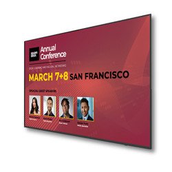 Pantalla publicitaria Sharp 4P-B75EJ2U, 16/7, 190.5 cm (75"), 3840 x 2160 Pixeles, 4K Ultra HD, LCD, ATSC, Negro