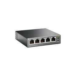 Switch TP-Link 5 puertos RJ45 10/100 Mbps no administrable con 4 puertos PoE para escritorio
