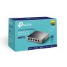 Switch TP-Link 5 puertos RJ45 10/100 Mbps no administrable con 4 puertos PoE para escritorio Switch TP-Link 5 puertos RJ45 10/100 Mbps no administrable con 4 puertos PoE para escritorio