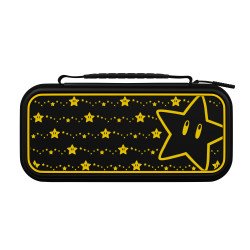 Estuche rígido para Nintendo, Negro/Amarillo, Nintendo Switch, Nintendo Switch Lite, Nintendo Switch OLED, Cremallera
