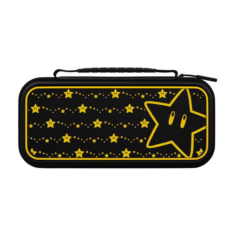 Estuche rígido para Nintendo, Negro/Amarillo, Nintendo Switch, Nintendo Switch Lite, Nintendo Switch OLED, Cremallera