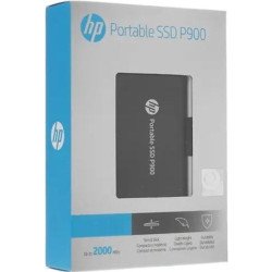 Disco duro SSD externo HP 7M690AA, 512 GB, USB Tipo C, USB 3.2 Gen 2x2, 2000 MB/s, Negro