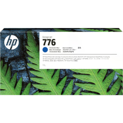 Cartucho de tinta HP 776 de 1 litro, Alto rendimiento (XL), Azul, 1000 ml, 1 pieza