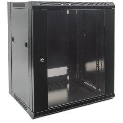 Intellinet 711777 armario rack 9U Bastidor de pared Negro