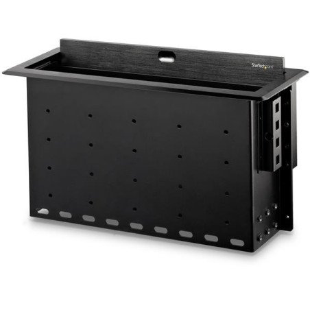Gabinete de conectividad de mesa de juntas, de dos módulos, con administración de cableado