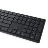 Teclado DELL KM5221W, Tamaño completo (100%), Inalámbrico, RF inalámbrico, QWERTY, Negro, Ratón incluido