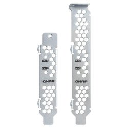 Qnap qm2-2s-220a dual m.2 22110 2280 SATA SSD expansion card (PCIe gen2 x2) low-profile bracket pre-loaded low-profile flat and
