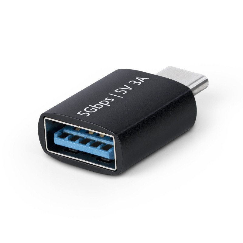 Adaptador USB-C a USB-A - USB Tipo C 5Gbps - Convertidor USB-C Macho a USB-A Hembra - Gabinete de Metal