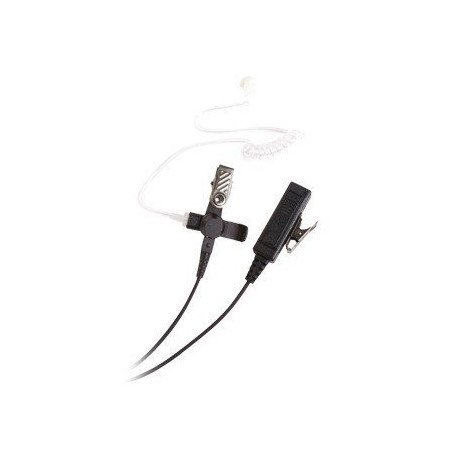 Micrófono de Solapa con Audífono Ajustable al oído. Para MOTOTRBO SLIM DP2400, DP2600, XPR3300, XPR3500, DP3441, XiR P6600, XiR