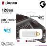 Memoria USB Kingston Datatraveler Exodia 128GB 3.2 GEN 1 BLANCO