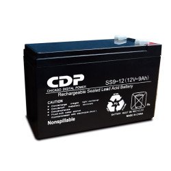 Batería interna CDP 12v 9amp libre de mantenimiento