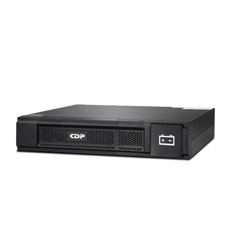 Banco de Baterías adicional UPO11-3 BC12-9 RT para UPO de 3 KVA Rack - con capacidad para 12 baterías de 9 Amperes. Extiende el