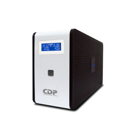 No break CDP inteligente 1000va 500w, 10 contactos, pantalla LCD, braker, puerto USB, respaldo de ba