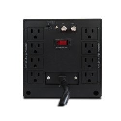 Regulador CDP 2400va, 1800w, 8 contactos, para electrodomésticos y equipos de alto desempeño