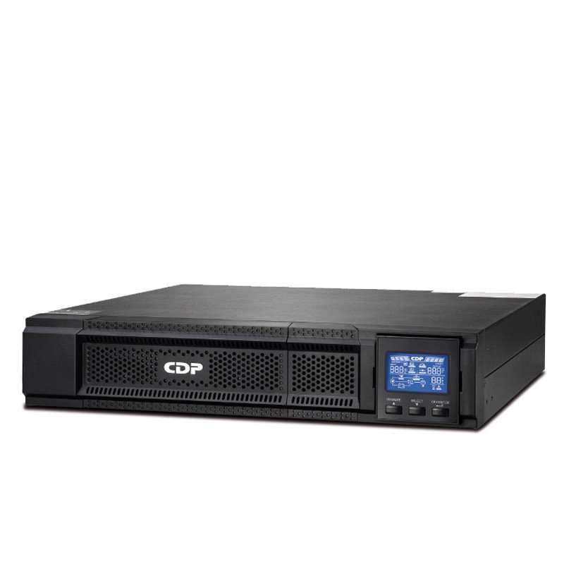 No break CDP monofásico on line doble conversión 1000va, 900w rack torre 4 contactos