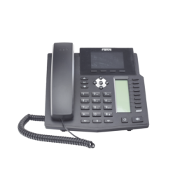 Teléfono IP Empresarial Para 6 Cuentas SIP con Voz HD con 2 Pantallas LCD a Color, 8 teclas BLF y Conferencia de 3 Vías con Sopo