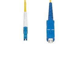Cable de Fibra Óptica Simplex LC a SC (UPC) OS2 Monomodo de 5m, 9 125, 40G 100G, Cable LSZH, Cable for Dispositivo de red, Pan