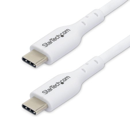 Cable de Carga USB-C Blanco de 1m, Cable UCB Tipo C de Carga para Laptop, PD de 60W 3A, Cable de Transferencia, Cable for Comput
