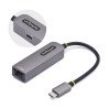 Adaptador de Red USB Tipo C a Ethernet, Adaptador de Red Externo USB-C a RJ45 2.5 1 GB, NBASE-T, USB 3.1, PD 100W de Paso, USB 3