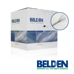 Cable alarma Belden 5504UE 0081000 6c/22w riser gris 305m 100% cobre multifilar