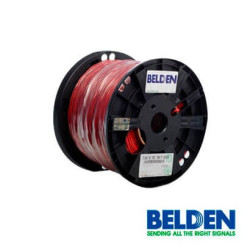 Cable incendio Belden 5220FL 002A1000, 2 conductores 16 AWG, FPLR, 305 m, rojo