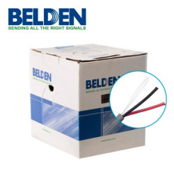 Cable audio Belden 5300UE 008U1000 2c/18w riser gris 305 m