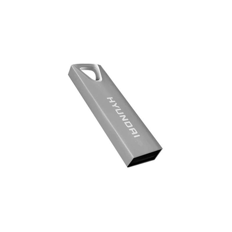 Memoria USB Hyundai U2BK/16GASG - Gris, 16 GB, USB 2.0, 10 MB/s, 3 MB/s
