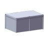 Gabinete Plástico para Exterior (IP65) de 560 X 380 x 265 mm Cierre po