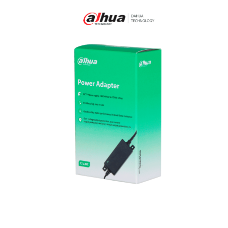 Fuente de Poder Regulada de 12 Vcc 1 Amper. Ideal para cámaras de CCTV