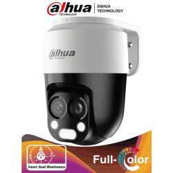 Cámara PT Dual de 2 Megapíxeles, 6x Zoom Hibrido 2 Lentes, Lentes de 2