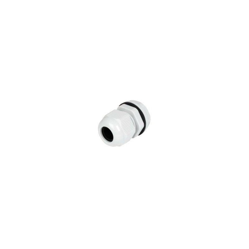 Conector Plástico Tipo Glándula para Cable de 3.5 a 6 mm de Diámetro.