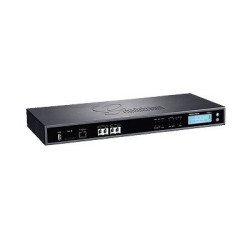 Conmutador GrandStream IP-pbx con interfaz e1/t1/j1 2 fxs y 2 fxo 200 llamadas simultaneas 2000 usuarios puertos gigabit/Poe. Ro