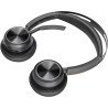 Poly Voyager focus 2 USB-c-c Headset USB-c/a adapter charging