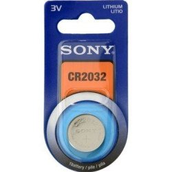 Batería de litio CR2032 de 3 V @ 225 mAh