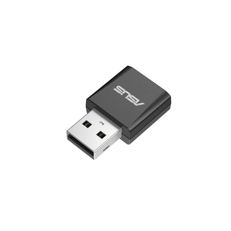 Adaptador ASUS USB-BE92 Nano, Inalámbrico, USB, WLAN, Wi-Fi 7 (802.11be), 2882 Mbit/s, Negro