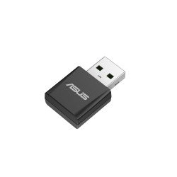 Adaptador ASUS USB-BE92 Nano, Inalámbrico, USB, WLAN, Wi-Fi 7 (802.11be), 2882 Mbit/s, Negro