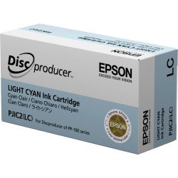 Cartucho de tinta Epson, para Discproducer PP-100, cian claro