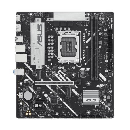 Tarjeta madre ASUS PRIME B860M-K, Intel, LGA 1851 (Socket V1), Intel Core Ultra (Series 2), LGA 1851, DDR5-SDRAM, 128 GB