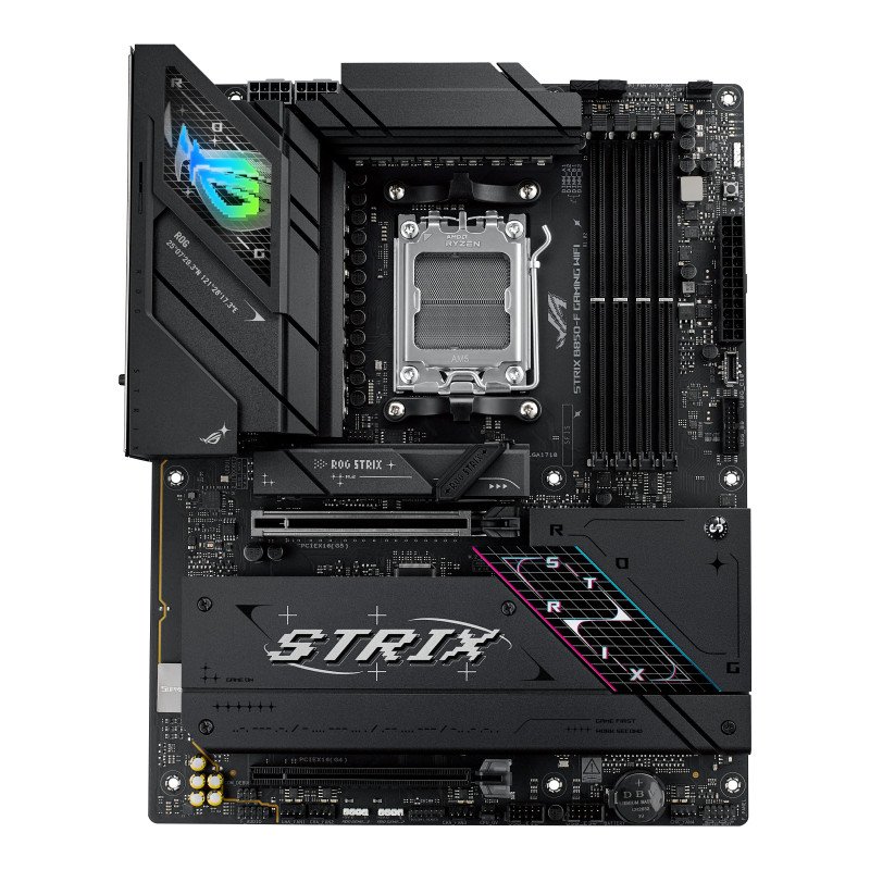 Tarjeta madre ASUS ROG STRIX B850-F GAMING WIFI, socket AM5, AMD Ryzen 7000, 8000, 9000 Series, DDR5-SDRAM, 192 GB