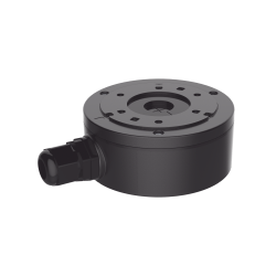 Caja de conexión de metal color negro, exterior IP66, compatible con d