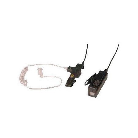 Kit de Micrófono-Audífono profesional de 2 cables Motorola EP350/450/450S, MAGONE, MOTOTRBO: DEP450, XPR3000, CP200D. Hytera T