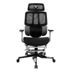 Silla universal para juegos Game Factor CGM700, 150 kg, Negro / Blanco, Negro, Blanco, Negro, Blanco, Apoyabrazos 3D