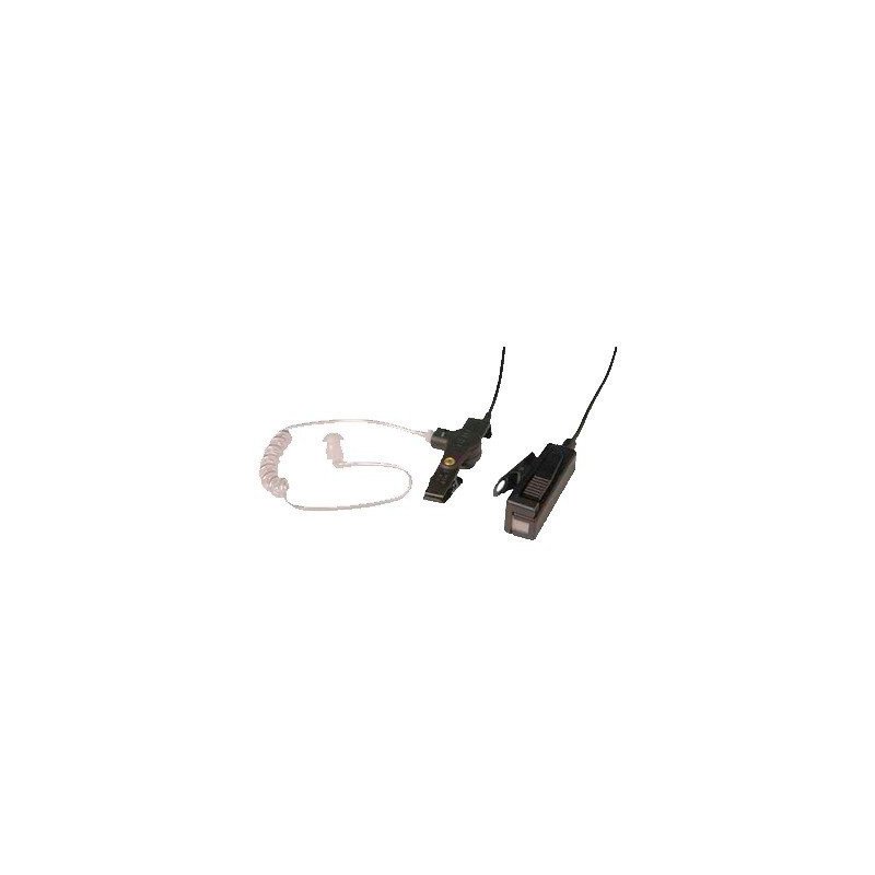 Kit de Micrófono-Audífono profesional de 2 cables para Motorola PRO5150/5350/5450/5550/7150/7350/7450/7550/9150