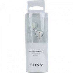 Audífono interno in-ear Sony E9-L9 color blanco conector 3.5 mm