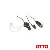Kit de Micrófono-Audífono profesional de 3 cables para ICOM ICF50/60/5