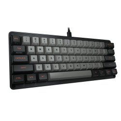 Teclado COUGAR Gaming PURI MINI, 60%, Alámbrico, USB, Interruptor mecánico, QWERTY, Negro