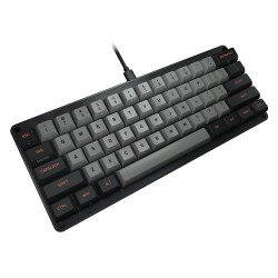 Teclado COUGAR Gaming PURI MINI, 60%, Alámbrico, USB, Interruptor mecánico, QWERTY, Negro