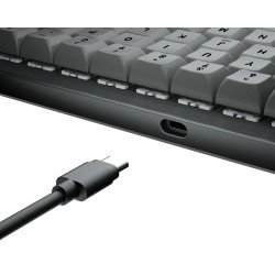 Teclado COUGAR Gaming PURI MINI, 60%, Alámbrico, USB, Interruptor mecánico, QWERTY, Negro